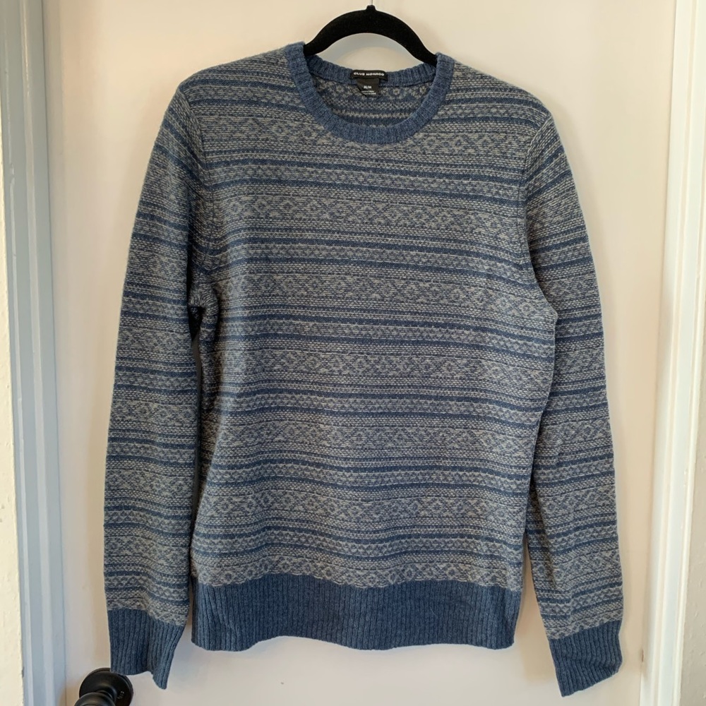 CLUB MONACO MENS MEDIUM KNIT SWEATER